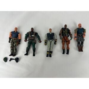 GI Joe Heavy Weapon Specialist Lot Gung Ho, Heavy Duty, Backblast, Roadblock
